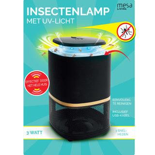 Lámpara de insectos vivas de mesa con luz UV