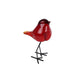 No brand scultura uccello a piedi 11,5x8,5x15,5 cm | 2 pezzi