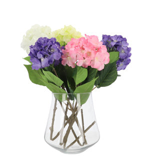 No brand hydrangea single l 84cm | 12 pieces