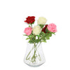 Rose artificiali 3 assortite | 48 pezzi