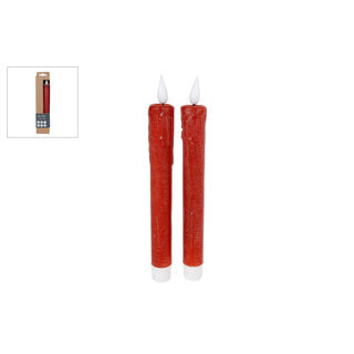 SET ROSSO ROSSO REDOTTO LED a LED CANDLE 2