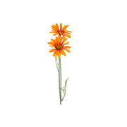 Art Flower Daisy Orange Silk 56 cm - afbeelding 1