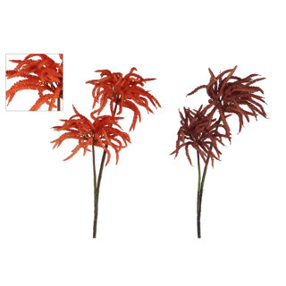 No brand fiore artificiale amaranto 2 assortiti pe 84cm | 2 pezzi