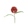 Fiore artificiale allium ball arancione pe 55 cm | 2 pezzi