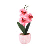 No brand kunst orchidee in pot 28 cm 6 assorti