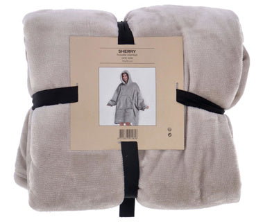 Overige merken hoodie plaid sherry 70x110 cm pumice stone