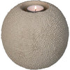Theelichthouder concrete ivory 15x15x15cm