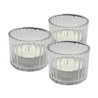 Titolare di tealight 6 cm Set di 3