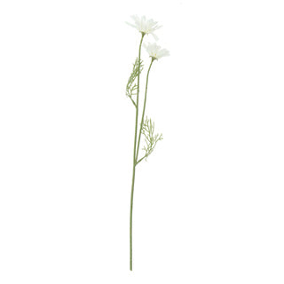 Art Flower Daisy Seda blanca 56 cm