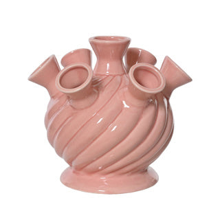 Vaso in porcellana rosa 18 cm