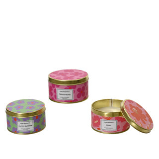 Cera para velas aromáticas en lata 3 surtidas | 4 piezas