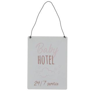 Decorazione murale Baby Hotel 2 Assorti 15x20 cm