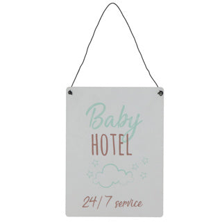 Decorazione murale Baby Hotel 2 Assorti 15x20 cm