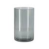 No brand vaas levi cylinder dark grey transp. h21 d14 | 6 stuks