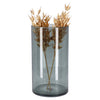 No brand vaas levi cylinder dark grey transp. h30 d16 | 2 stuks