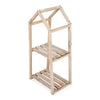 Rack di piante con 2 strati 76 cm naturale