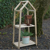 Rack di piante con 2 strati 76 cm naturale