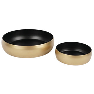 Scala Gold Matt Black 14,5 cm 2 Assorti Set di 2