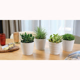 Bloempot keramiek 4 assorti | 4 stuks - afbeelding 2