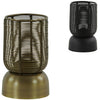 Theelichthouder metaal 15cm 2 assorti