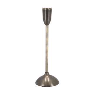 Candlestick Aluminium Bronze 7.5x7.5x23,5 cm