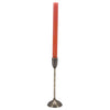 Candlestick Aluminium Bronze 7.5x7.5x23,5 cm