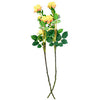 Kunstbloem rozentak geel 76 cm