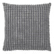 Cuscino decorativo olandese Roma 45x45 cm Grigio carbone