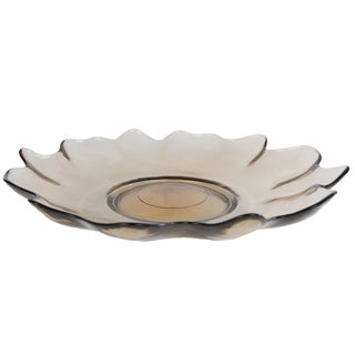 Scala Wave XL Beige Glass 32x32x6cm
