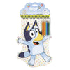 Moxy bluey vormen kleurblok, 20 vellen + 6 pencils