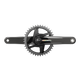 Juego de bielas Sram 1x axs ancho d2 medidor de potencia de carretera eje dub 170 mm - montaje directo 40 dientes (bb no incluido)