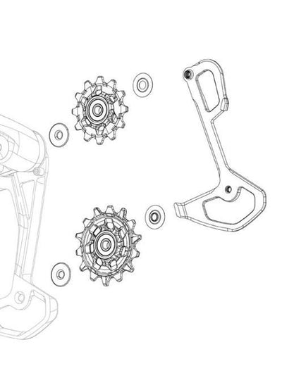 Sram X0 Eagle Cage Kit AXS