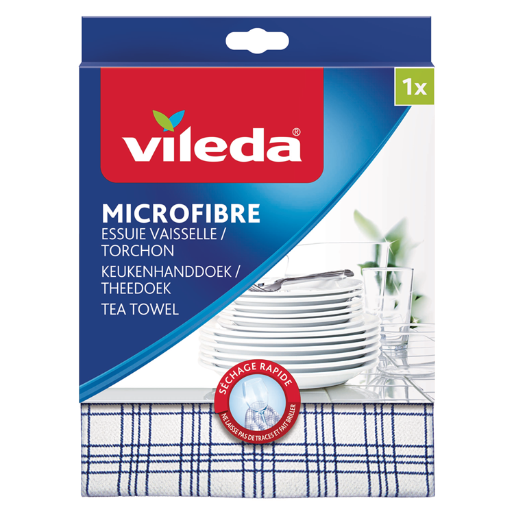 Vileda 1067776 - strofinaccio in microfibra | 24 pezzi