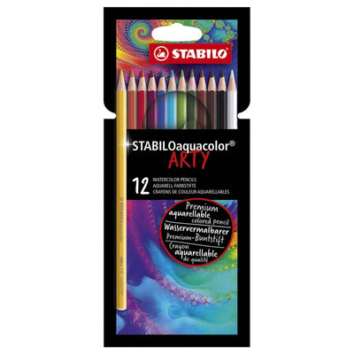 Matite colorate con acquacolor stabili, 12st.