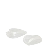 Vaessen creative • plastic hart 2-delig pre-packed 8cm - afbeelding 1