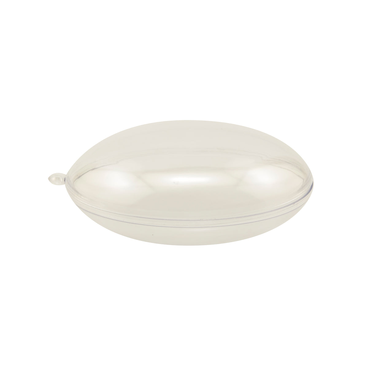 Vaessen creative • plastic bal vlak 2-delig pre-packed 9cm