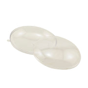 Vaessen creative • plastic bal vlak 2-delig pre-packed 9cm - afbeelding 2
