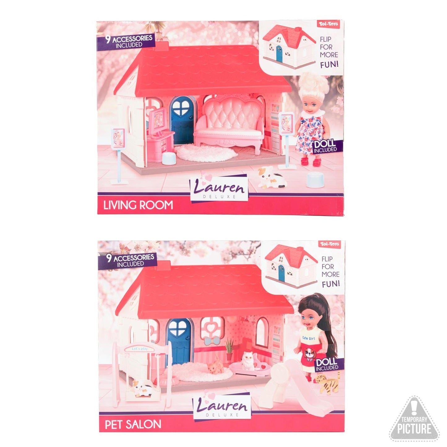 Toi-toys lauren juego casa de muñecas 13cm
