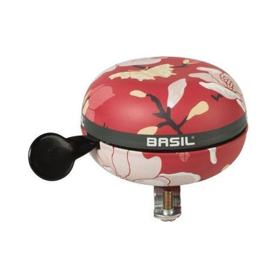 Basil Magnolia - Bicycle Bell - 80 mm Poppy Red