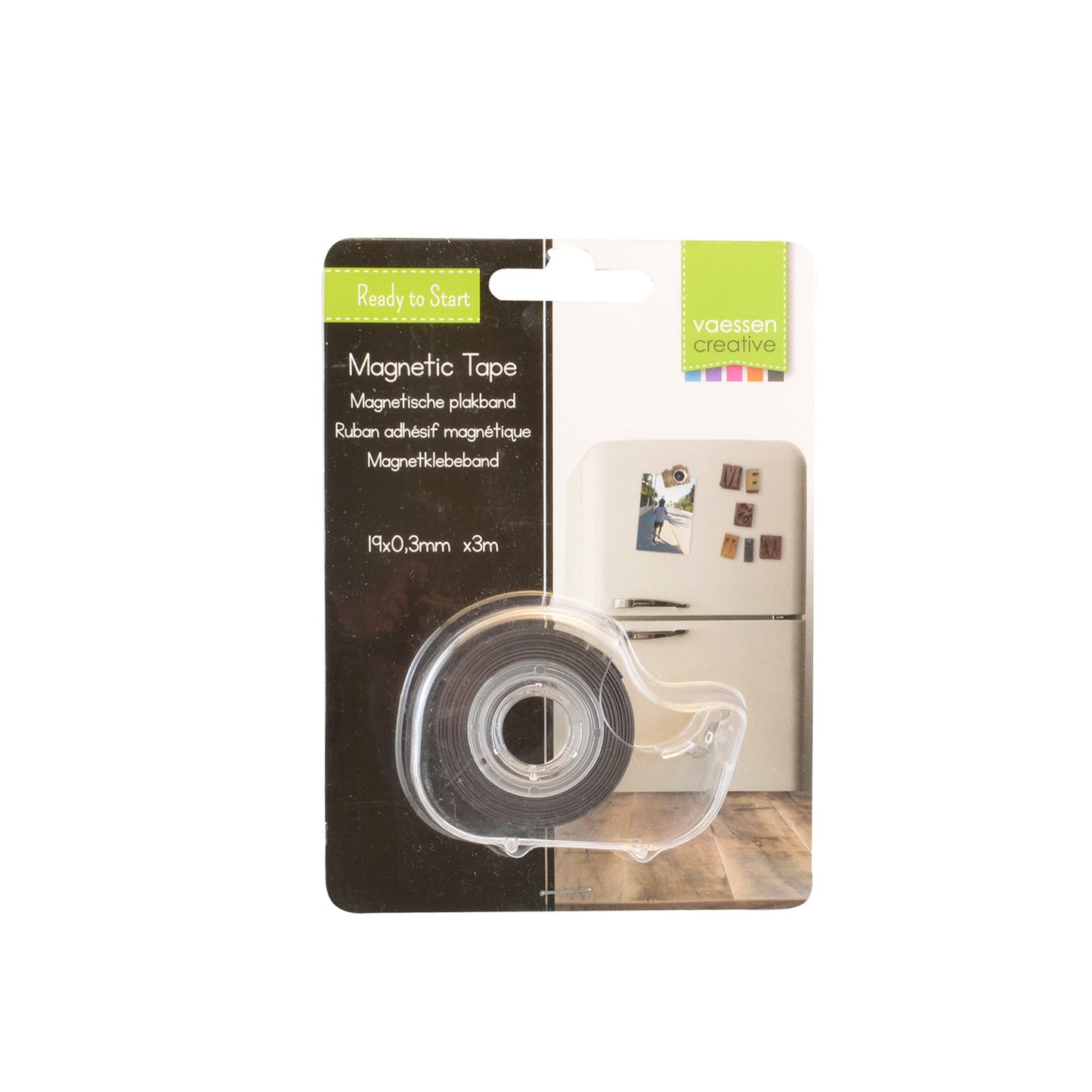 Vaessen creative • nastro magnetico 19mmx0,3mmx3m