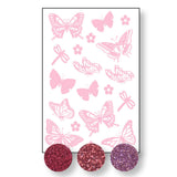 Vaessen creative • transfer + 3x farfalle glitterate - afbeelding 2