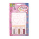 Vaessen creative • transfer + 3x glitter hartjes