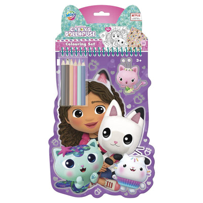 Blocco da colorare per casa delle bambole di Moxy Gabby in forma - 20 fogli