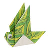 Grupo de artesanía creativa de origami pájaros plegables