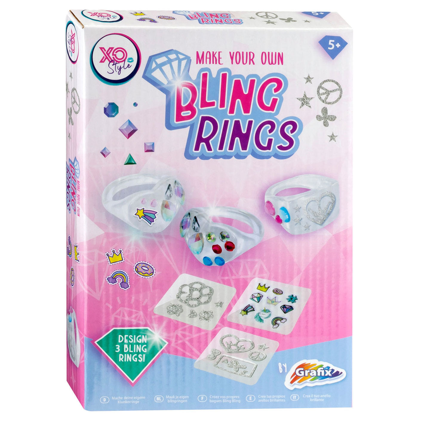 Creative Craft Group Haga sus propios anillos bling