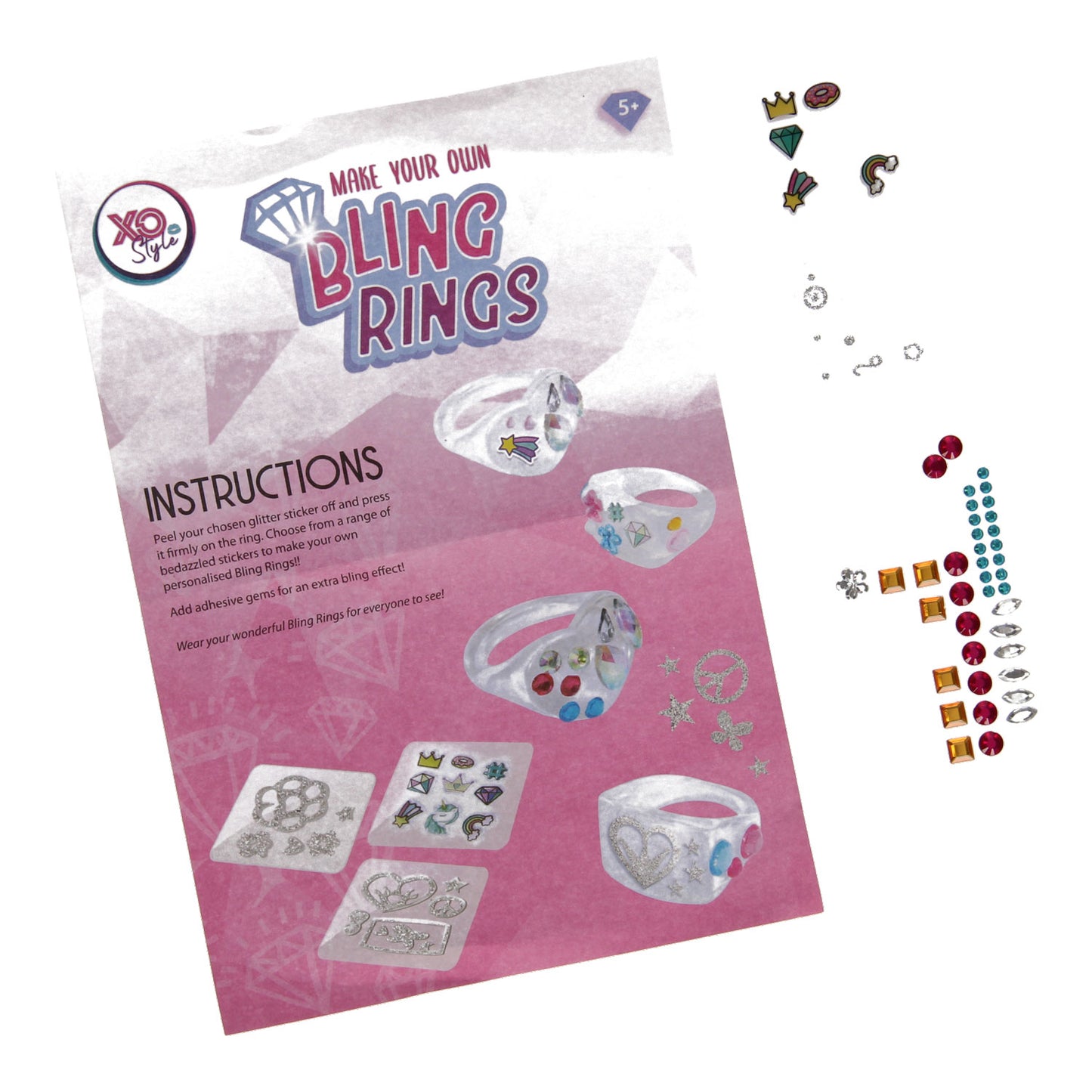 Creative Craft Group Haga sus propios anillos bling