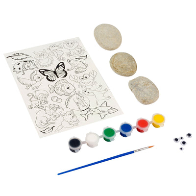 Grupo creativo de artesanía Pintura de piedras