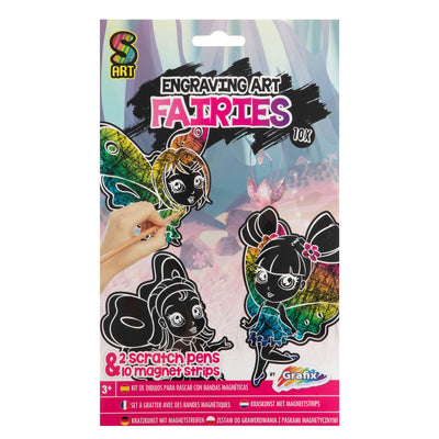 Scratch Set Magnete Fairies, 10st.