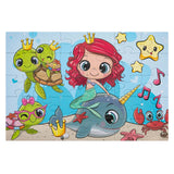 Creative craft group puzzel zeemeermin, 30st. - afbeelding 2