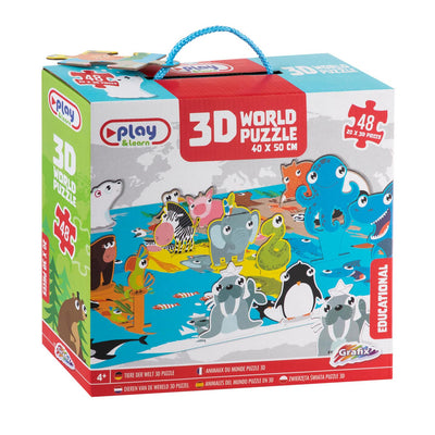 ANIMALI DI PULLS 3D del mondo (40x50 cm)